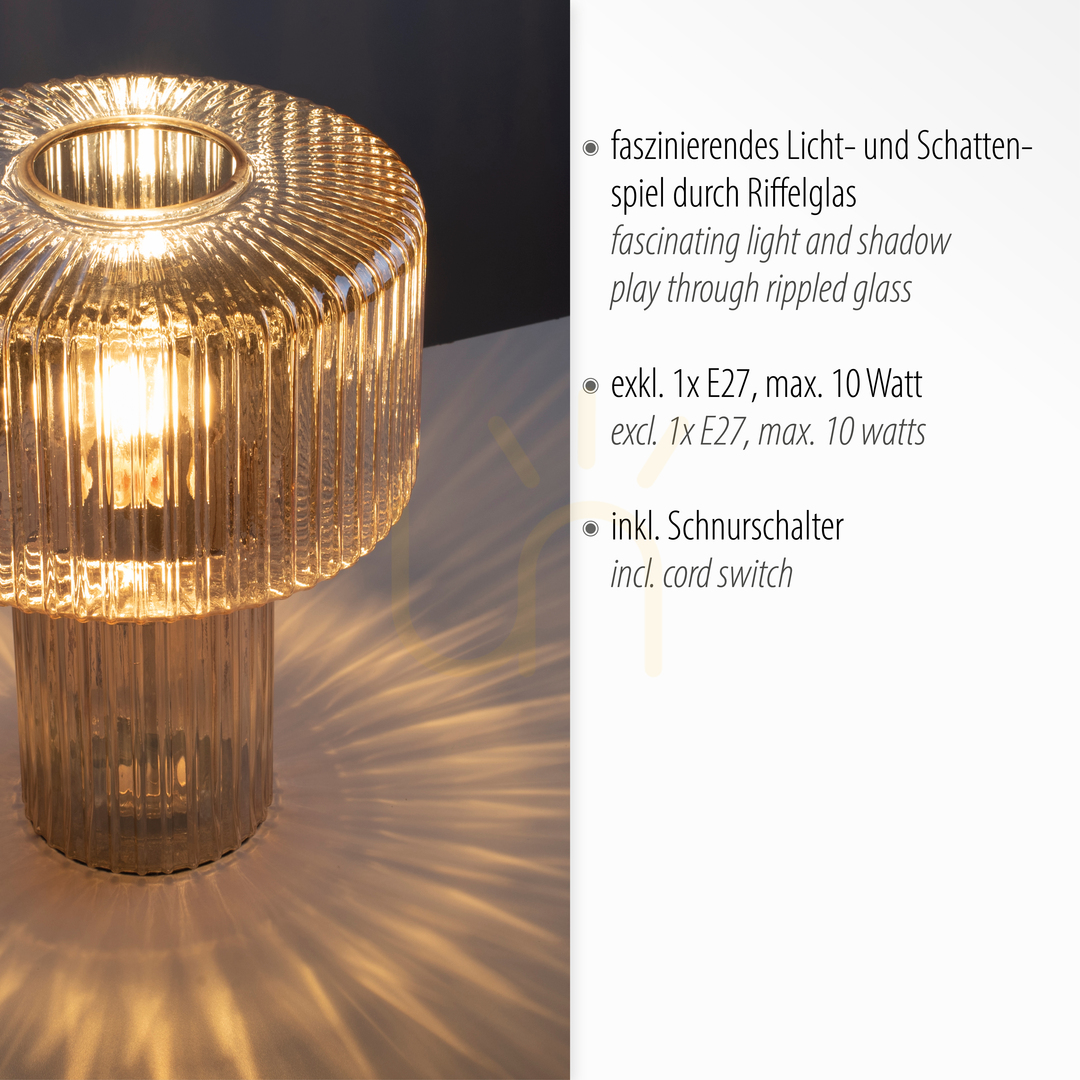 Displej Stolová lampa FUNGUS 4092-27 Amber 1xE27 Stolová lampa FUNGUS 4092-27 Amber 1xE27