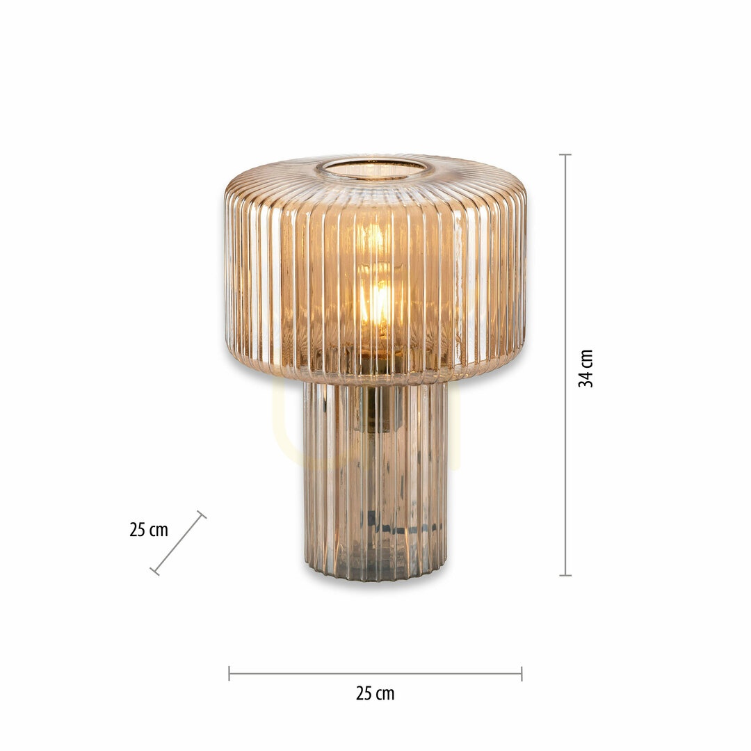 Náhľad Stolová lampa FUNGUS 4092-27 Amber 1xE27 Stolová lampa FUNGUS 4092-27 Amber 1xE27