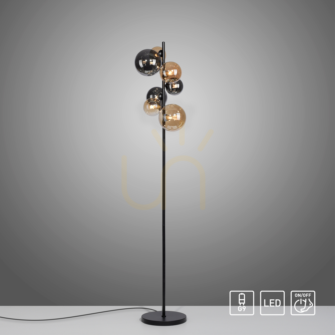 Displej POPSICLE Stojacia lampa 585-18 Tónovaná 7xG9. POPSICLE Stojacia lampa 585-18 Tónovaná 7xG9.