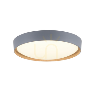 Plafón Q-EMILIA 6118-15 Grey 1xLED small 6