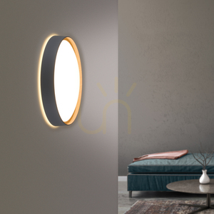 Plafón Q-EMILIA 6118-15 Grey 1xLED small 9