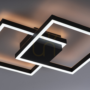 Plafond Q-MARKO 6144-18 Black 2xLED small 8