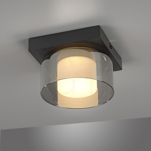 Plafón RIKA 6162-18 Black 1xLED small 5