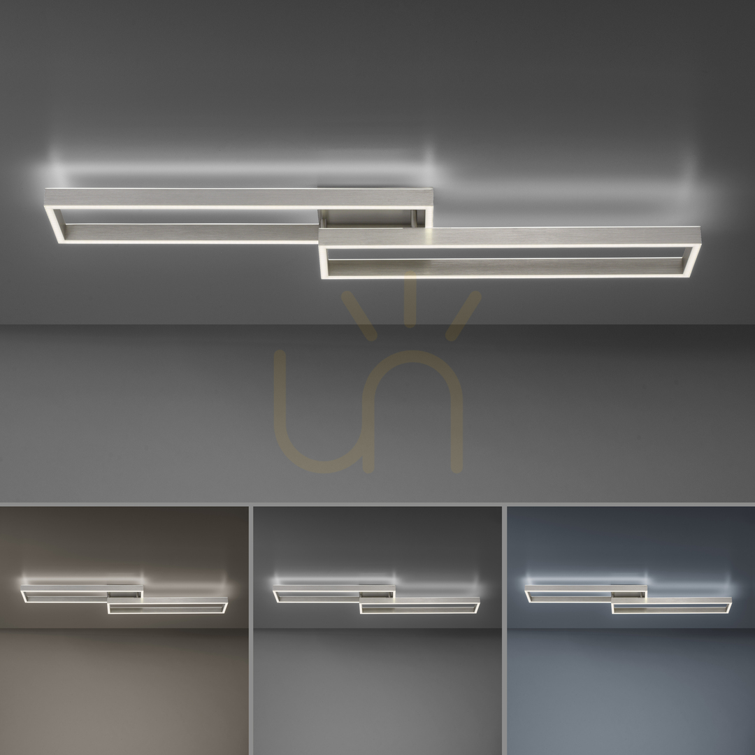 Šou Plafond PAAN 6231-55 Silver 2xLED Plafond PAAN 6231-55 Silver 2xLED