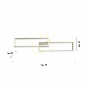 Plafond PAAN 6231-55 Silver 2xLED 7 Plafond PAAN 6231-55 Silver 2xLED small 7