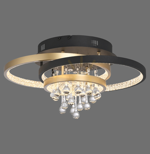 Skontrolujte Plafón ROTAZO 6267-68 čierny 1xLED