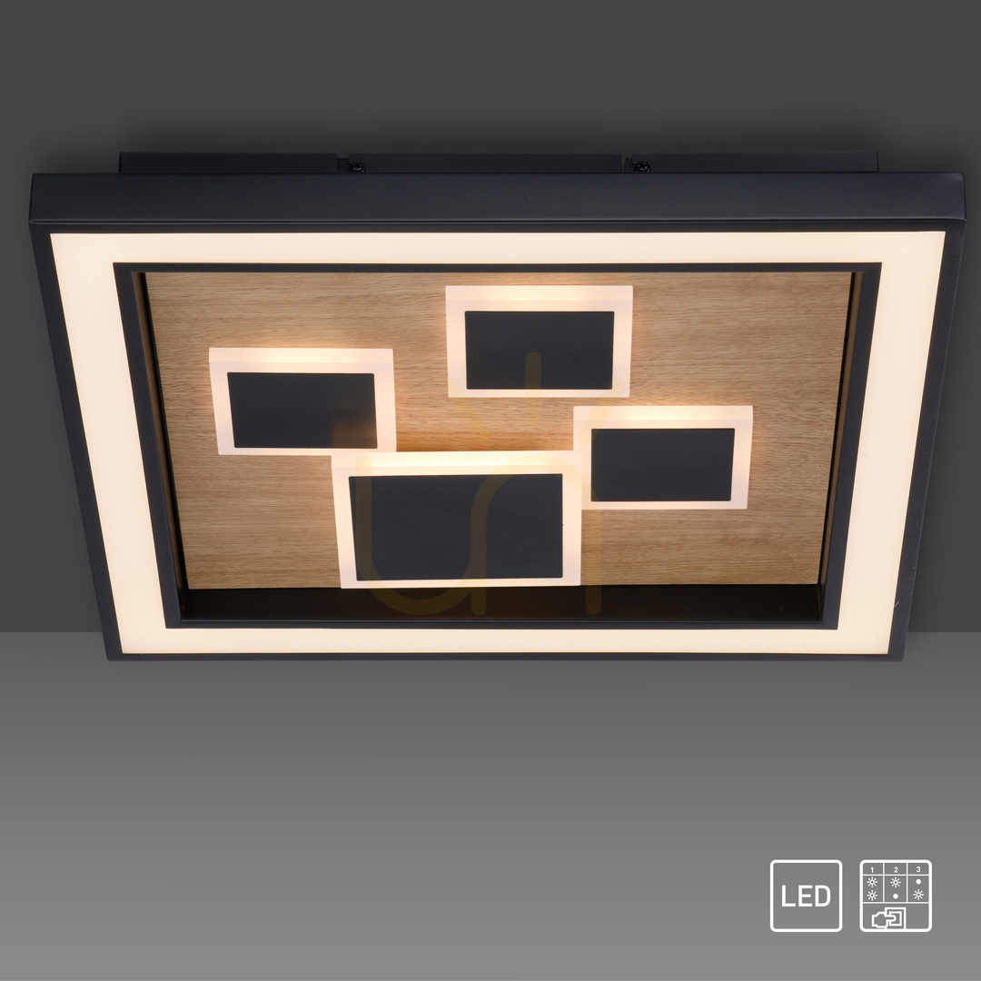 Skontrolujte Plafón ELIZA 6283-79 Black 1xLED Plafón ELIZA 6283-79 Black 1xLED