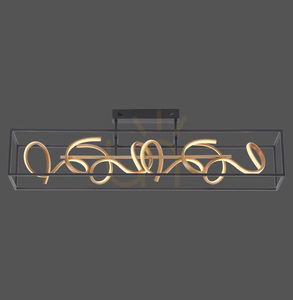 Plafón SELINA 6473-18 Black 4xLED small 0