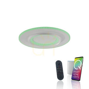 Stropné LED svietidlo Q-KALINA 6503-16 biele Ø50 cm 41 W RGB + CCT 2700-5000 K small 1