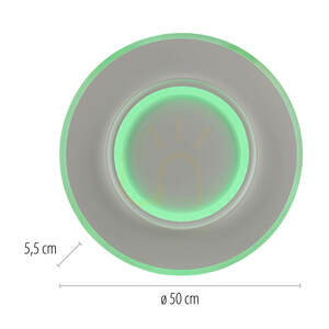 Stropné LED svietidlo Q-KALINA 6503-16 biele Ø50 cm 41 W RGB + CCT 2700-5000 K small 8