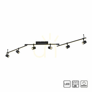 Plafón BARIK 6526-18 Black 7xGU10 1 Plafón BARIK 6526-18 Black 7xGU10 small 1