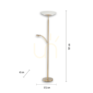 ALFRED 655-60 Stojacia lampa hnedá 2xLED 7 ALFRED 655-60 Stojacia lampa hnedá 2xLED small 7