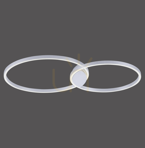 Skontrolujte Q-KATE plafond 6589-95 Silver 2xLED