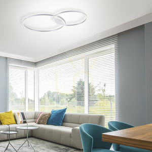 Q-KATE Plafond 6590-95 Silver 2xLED 2 Q-KATE Plafond 6590-95 Silver 2xLED small 2