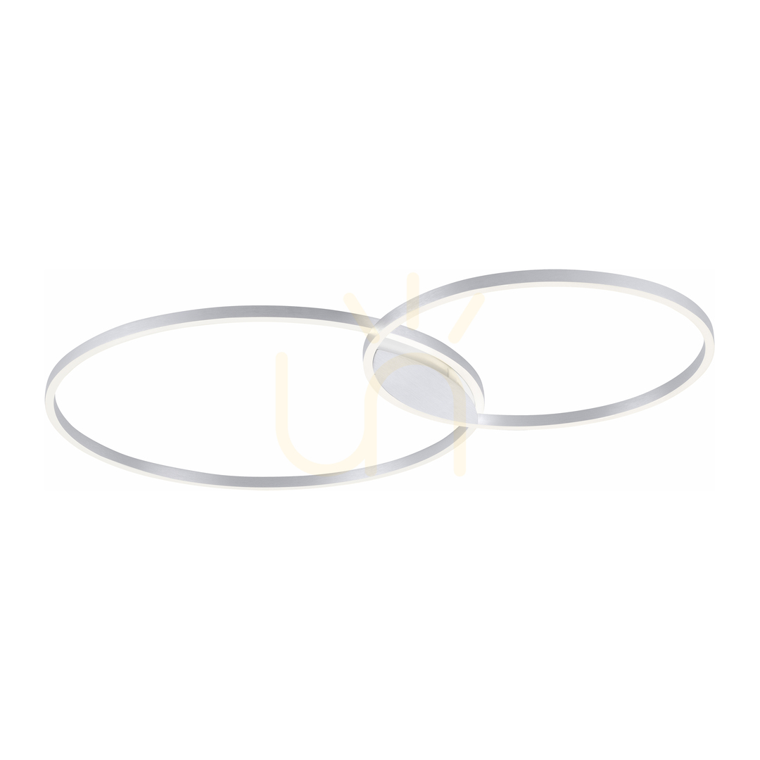 vyhliadka Q-KATE Plafond 6590-95 Silver 2xLED Q-KATE Plafond 6590-95 Silver 2xLED