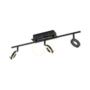 Stropné svietidlo Paul Neuhaus Sileda 6785-13 antracitové 3xLED small 6