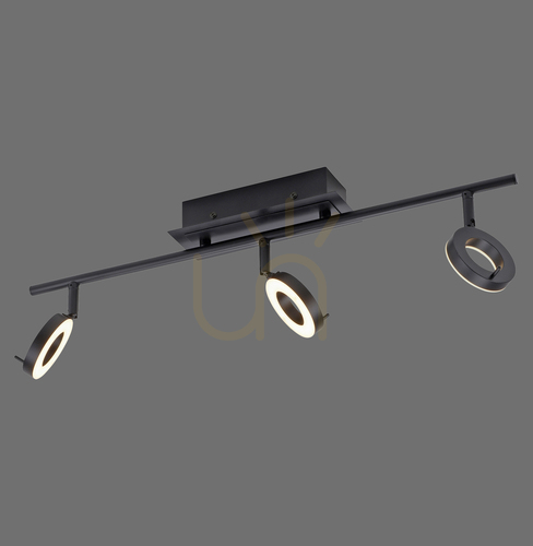 Skontrolujte SILEDA plafond 6785-13 Black 3xLED
