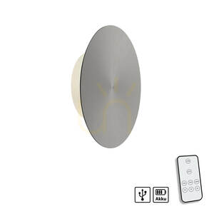 AKKU-PUNTUA nástenné svietidlo 8152-15 Grey 1xLED small 1
