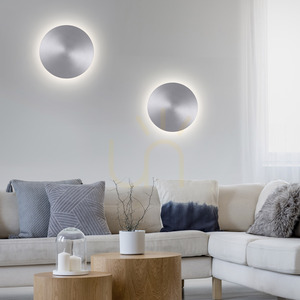 AKKU-PUNTUA nástenné svietidlo 8153-95 Silver 1xLED small 2