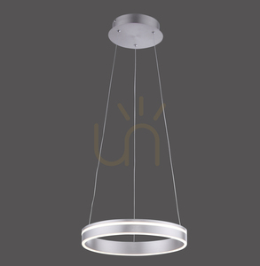 Závesné svietidlo Q-VITO 8410-55 strieborné LED Ø 40 cm s diaľkovým ovládačom small 0