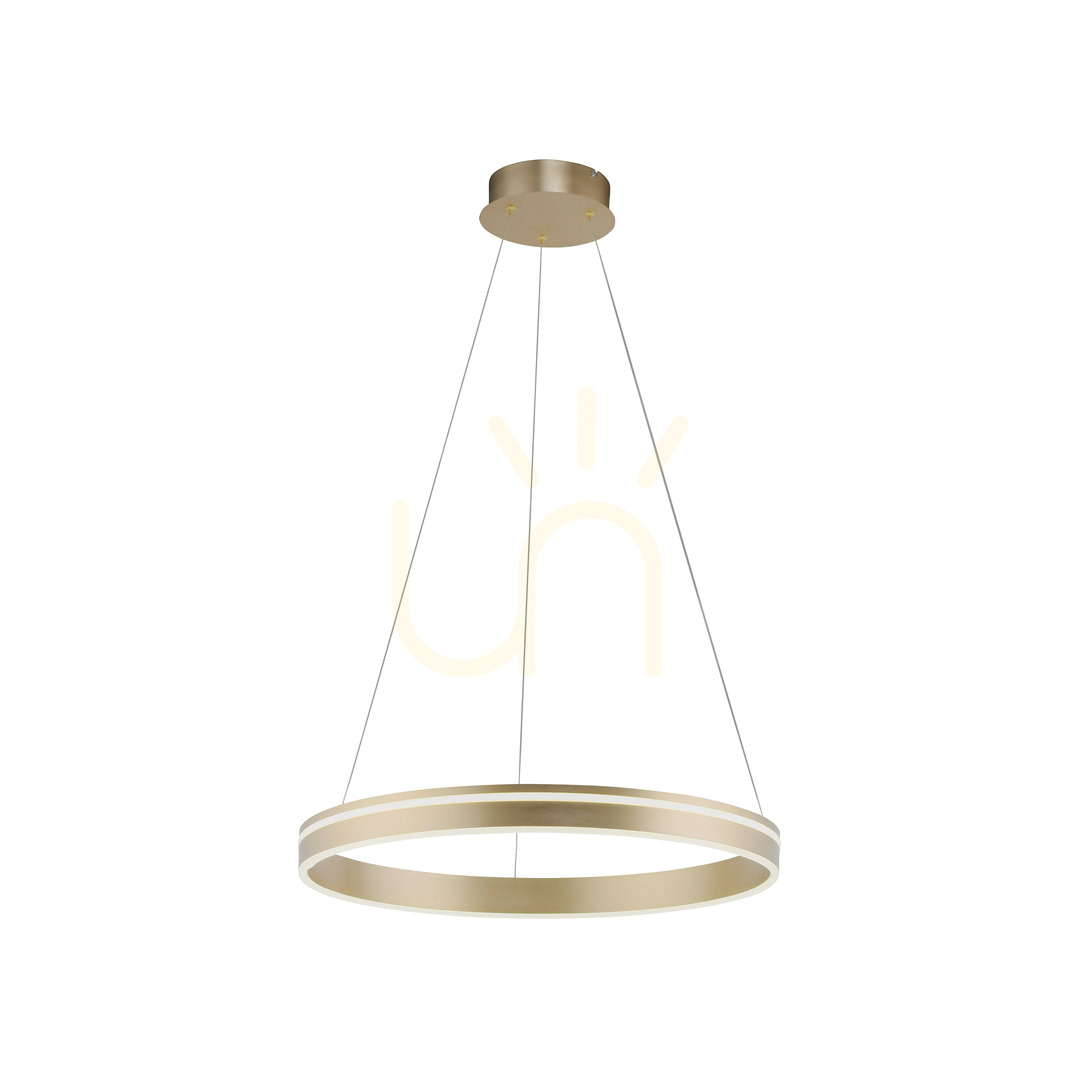 vyhliadka LED závesné svietidlo Paul Neuhaus Q-VITO 8411-60, matná mosadz, Ø 59 cm LED závesné svietidlo Paul Neuhaus Q-VITO 8411-60, matná mosadz, Ø 59 cm