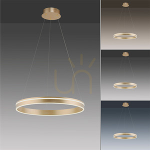 LED závesné svietidlo Paul Neuhaus Q-VITO 8411-60, matná mosadz, Ø 59 cm 4 LED závesné svietidlo Paul Neuhaus Q-VITO 8411-60, matná mosadz, Ø 59 cm small 4
