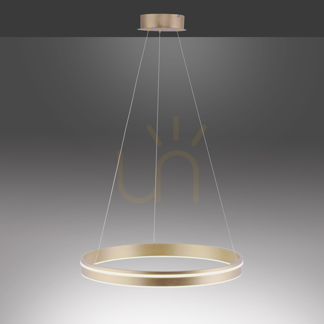 Šou LED závesné svietidlo Paul Neuhaus Q-VITO 8411-60, matná mosadz, Ø 59 cm LED závesné svietidlo Paul Neuhaus Q-VITO 8411-60, matná mosadz, Ø 59 cm