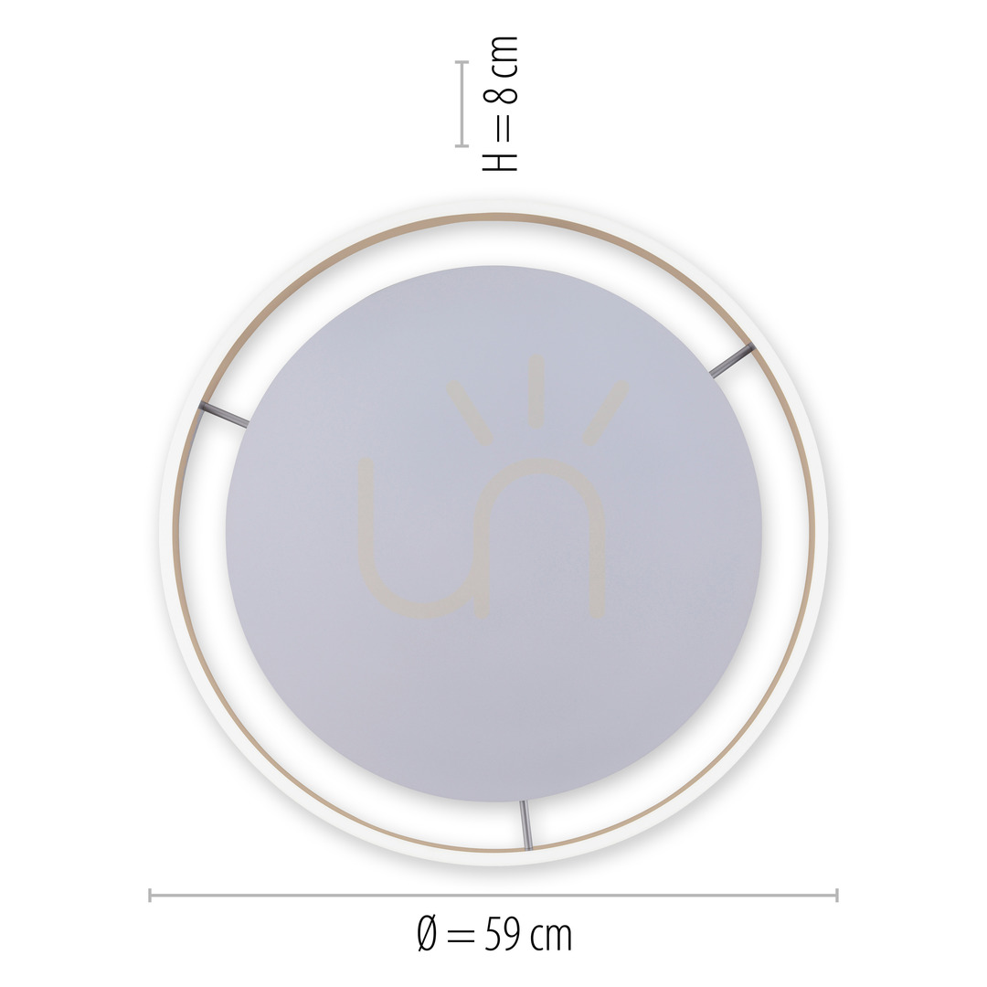 Náhľad Plafond Q-VITO 8416-60 Bronzová 1xLED Plafond Q-VITO 8416-60 Bronzová 1xLED
