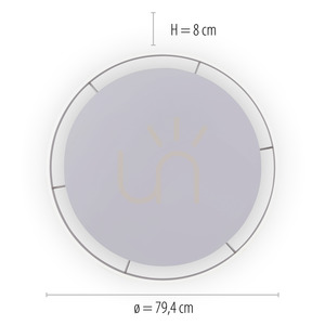Stropné LED svietidlo Paul Neuhaus Q-VITO 8418-13 antracitové Ø 79,4 cm small 7