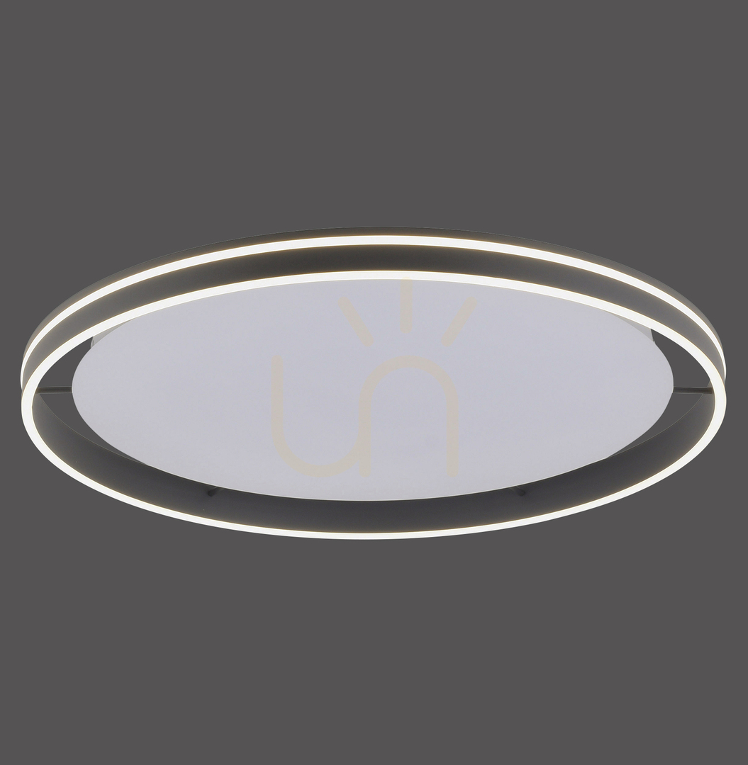 Paul Neuhaus Q-VITO 8418-13 anthracite LED ceiling light Ø 79.4 cm