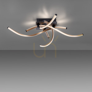 POLINA Plafond 9144-18 Black 4xLED small 10