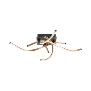 POLINA Plafond 9144-18 Black 4xLED small 12