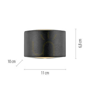 Nástenné svietidlo CARLA 9460-13 Anthracite 2xLED small 7