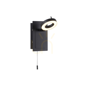 Nástenné svietidlo SILEDA 9785-13 Antracit 1xLED small 6