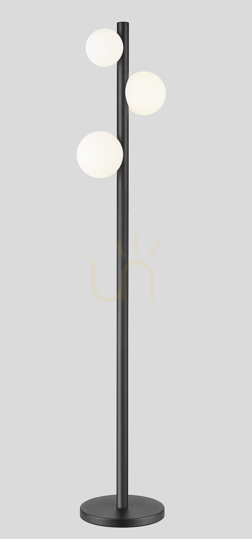 Skontrolujte Stojacia lampa FORES F0574-03N-P7AA čierna 3xG9. Stojacia lampa FORES F0574-03N-P7AA čierna 3xG9.