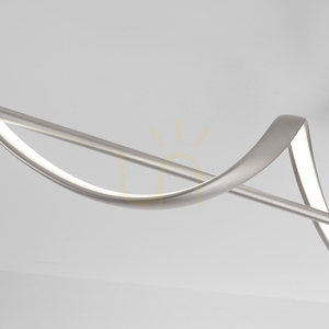 Q-SWING Plafond 6385-55 Silver 1xLED small 11