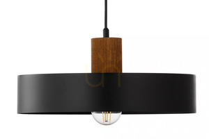 Závesná lampa Sigma RIF WOOD 1 L čierna/svetlohnedá 41860 small 3