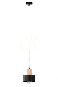Závesné svietidlo Sigma RIF WOOD 1 S čierne/prírodné drevo 41863 0 Závesné svietidlo Sigma RIF WOOD 1 S čierne/prírodné drevo 41863 small 0