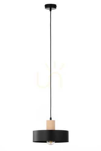 Skontrolujte Závesné svietidlo Sigma RIF WOOD 1 M čierne prírodné drevo 41864