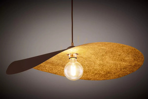 Závesná lampa Sigma LEAF hnedá/medená 41920 small 4