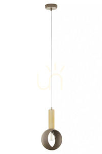 Závesné svietidlo Sigma VITRUM GOLD teplá béžová E27 15W SKU 41718 small 2
