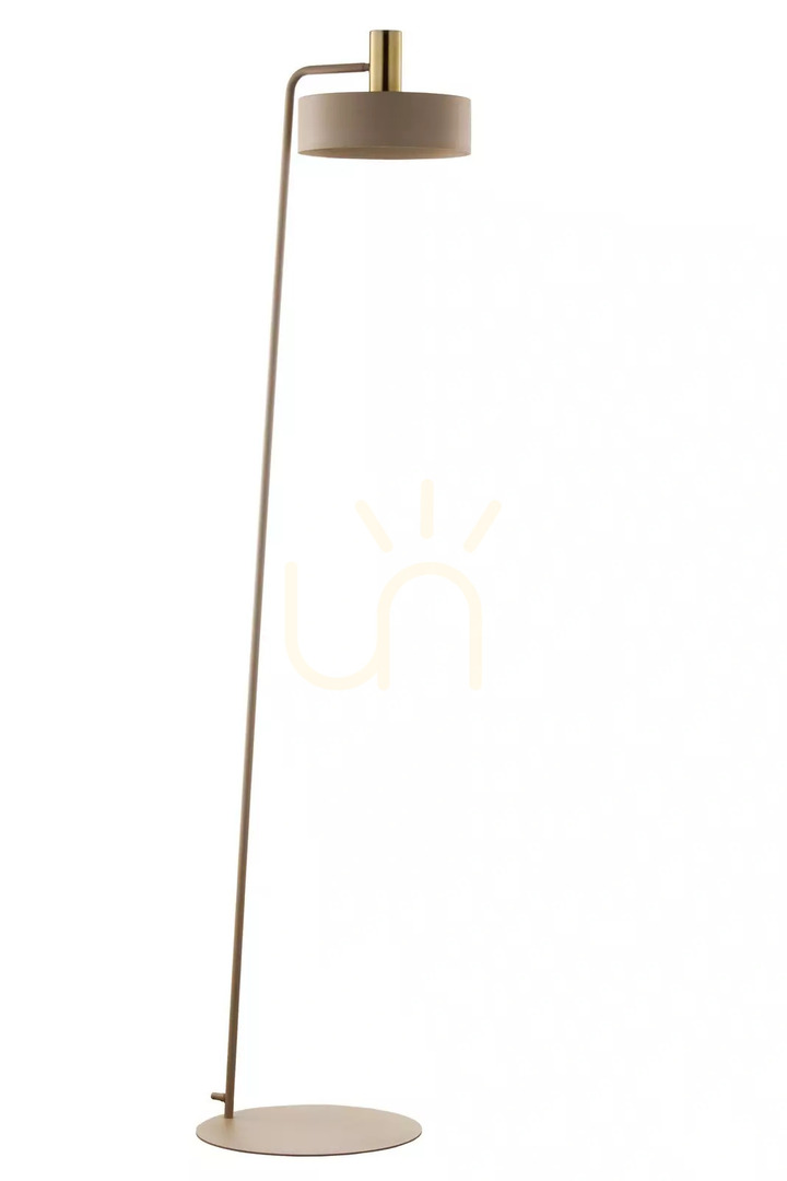 Stojacia lampa Sigma Vitrum Gold teplá béžová SKU 41724