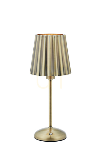 Skontrolujte Stolná lampa Markslojd Celia Antique Brass dobíjacia E14 2W 35 cm 109127