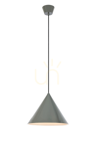 Skontrolujte Prívesné svetlo Markslojd TIP sivé 1xE27 železo 37,5 cm 109162