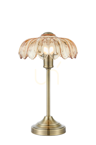 Skontrolujte Stolová lampa Markslojd KURAGE jantár železo E27 109180