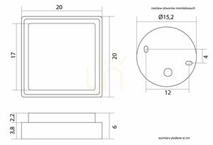 Vonkajší plafón BENI BN-KW200-PIR small 3