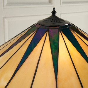 Stojacia Tiffany lampa Interiors Dark Star 64041, viacfarebná, 2x E27 small 7