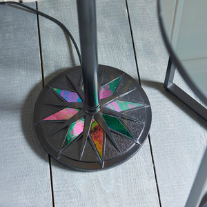 Stojacia Tiffany lampa Interiors Dark Star 64041, viacfarebná, 2x E27 small 8