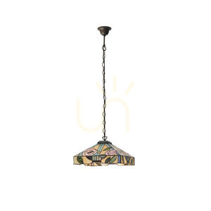 Závesné svietidlo Interiors Willow Tiffany multicolor E27 60W 64385 small 1