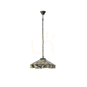 Závesné svietidlo Interiors Willow Tiffany multicolor E27 60W 64385 small 9